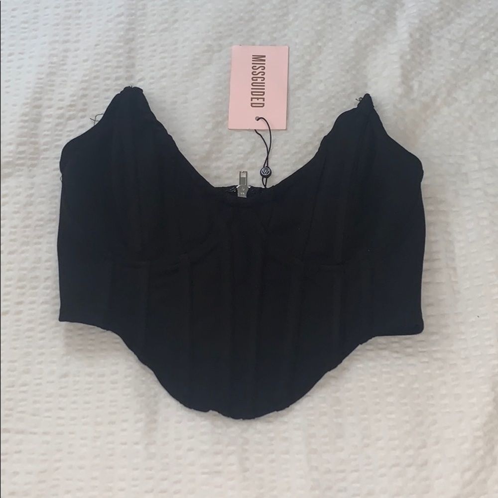 Bustier crop top new with tags